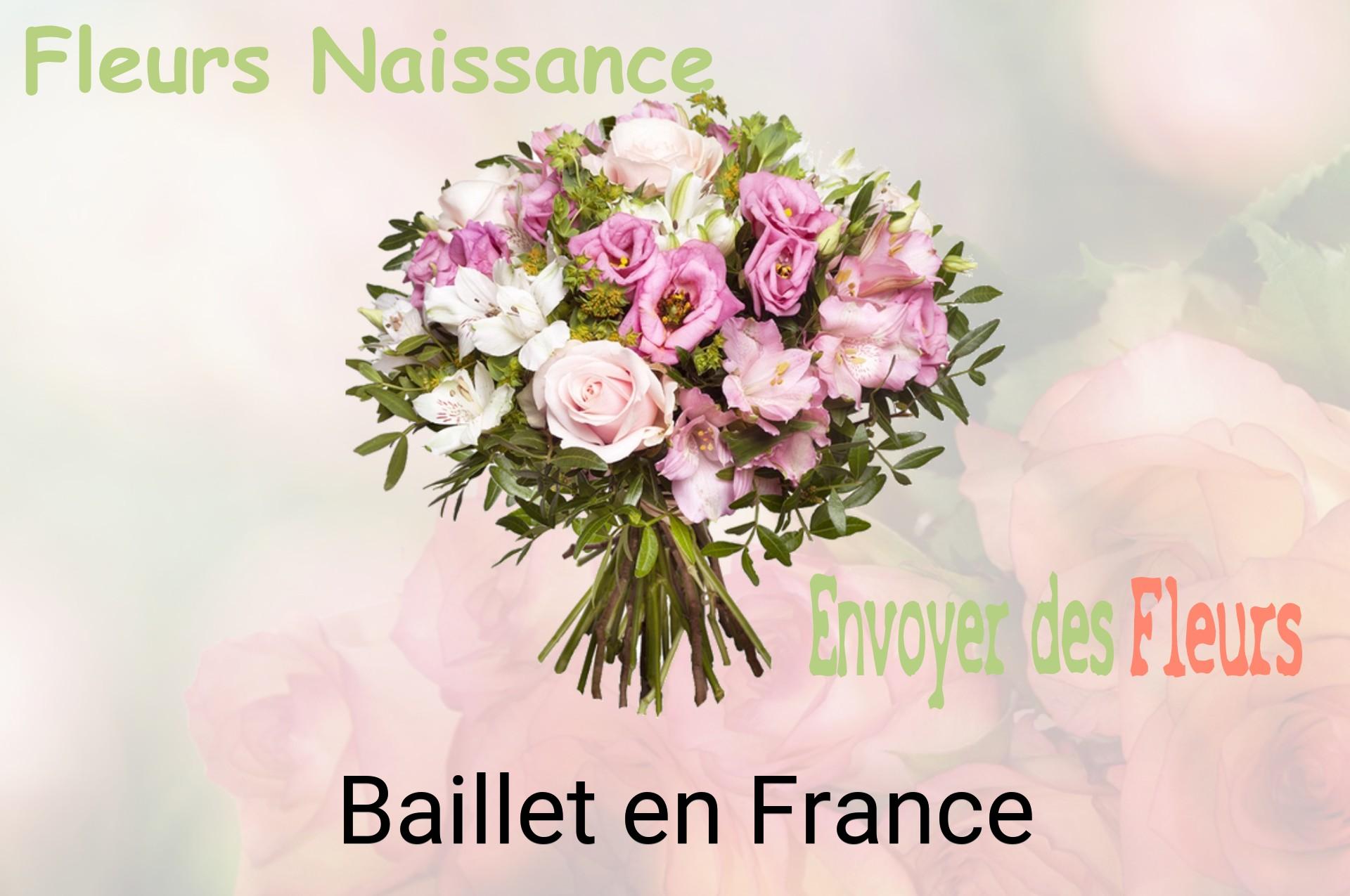 Bouquet de fleurs de naissance livré à Baillet-en-France